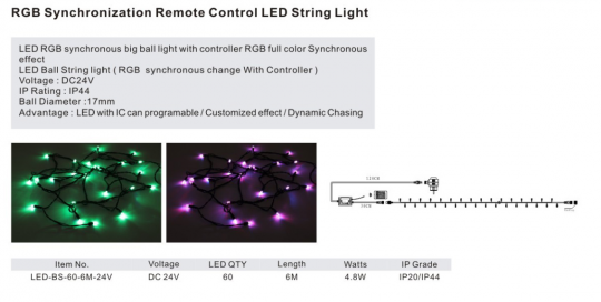 Led Light String Seriesled Bs Beatineon Lighting Group 6713